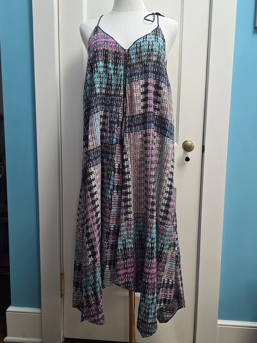 Anthropologie Akemi + Kin Asymetrical Dress With Tassels